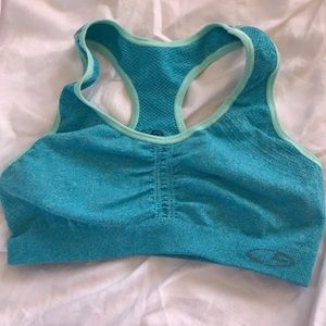 teal champion sports bra from target